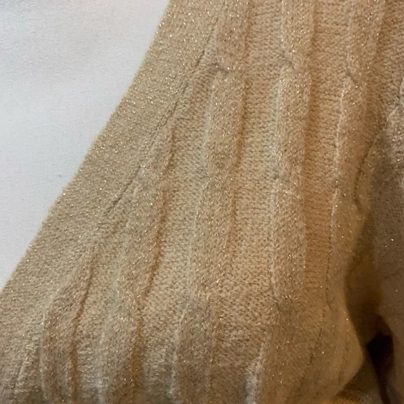 🔥NWT - V-Neck Faux Wrap sweater with sparkle - Picture 3 of 8